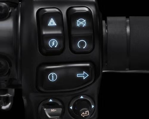 ハーレー、ツーリング ハンドルバー ハウジング