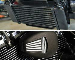 ハーレー、ツーリング用オイルクーラー、パフォーマンスパーツ