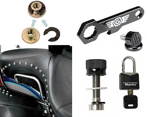 ハーレー、ソフテイルTC  グラブレール、シートナット