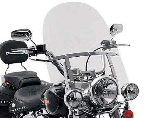 ハーレー、ソフテイルTC メンフィスシェード FAT ウインドシールド