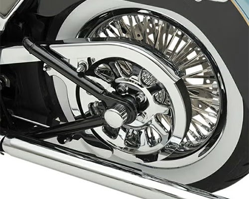 Drag Specialties Fat Daddy ブラック 50スポーク フロントホイール 21