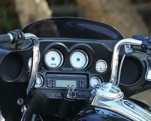 ハーレー、ツーリング FLHT・FLHX（電子制御用） BURLYハンドル