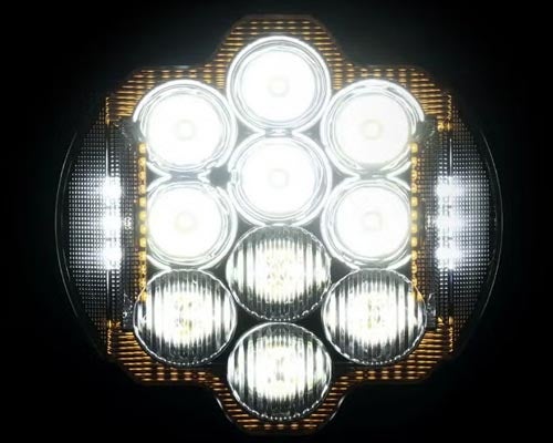 ハーレー、ツーリングモデル  ヘッドライト本体