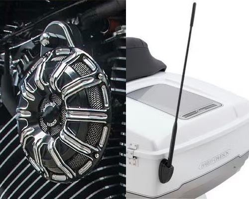 ハーレー、ツーリングモデル ホーン、アンテナ＆電装パーツ