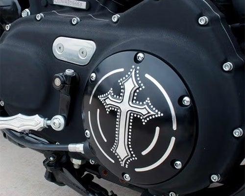 ハーレー・パーツ Precision Billet ダービー、ポイントカバー