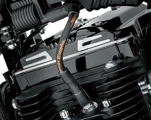 ハーレー純正パーツ スポーツスター用  点火プラグ、コード