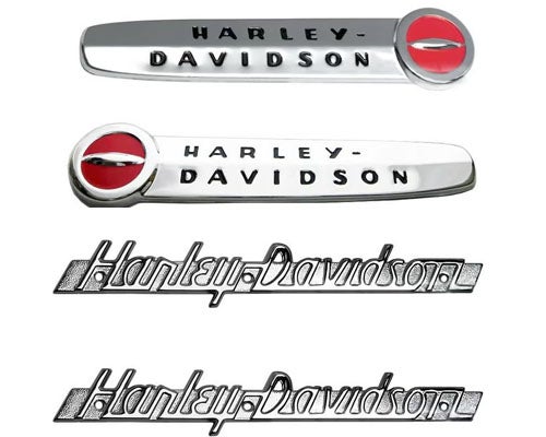 スポーツスター タンク  タンク用ネームプレート