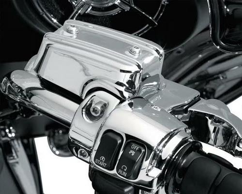 クリアキン クローム・スイッチハウジング スポーツスター、ダイナ