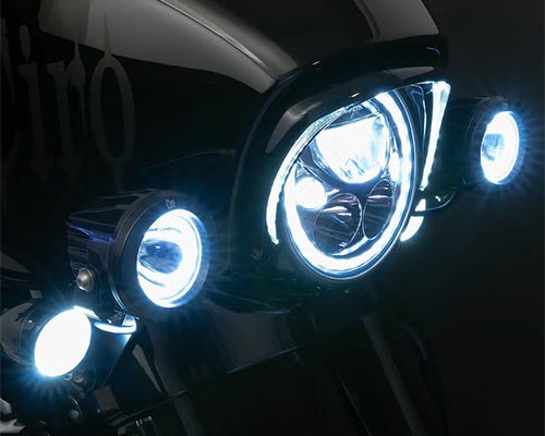 ハーレー・パーツメーカー  CIRO ヘッドライト、パッシングライト、トリムリング