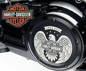 ハーレー、ツーリングM8用 ダービーカバー、タイマーカバー｜ハーレー