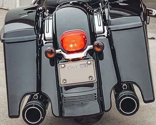 ハーレー、ツーリング用 フェンダー廻りパーツ、アクスルカバー