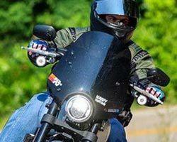 ソフテイル用 ウインドシールド