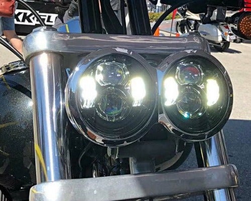 ハーレー、ダイナ FXDFヘッドライト