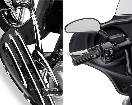 トライク・ツインカム用パーツ ハンドル廻り、フット廻り