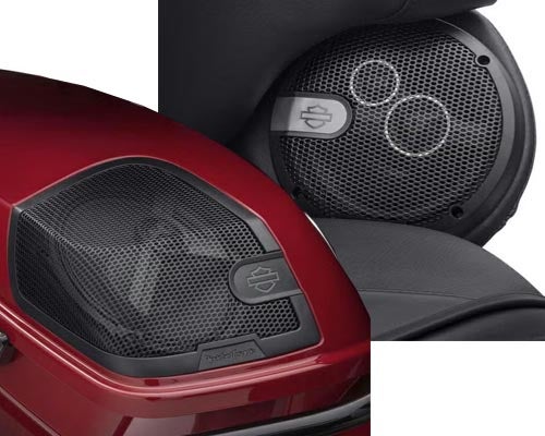 ハーレー、ツーリング  オーディオ 2014以降 ツアーパック＆サドルバック・スピーカー