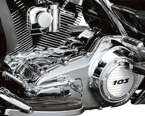 トライク・ツインカム用パーツ エンジン・クローム＆ブラックパーツ