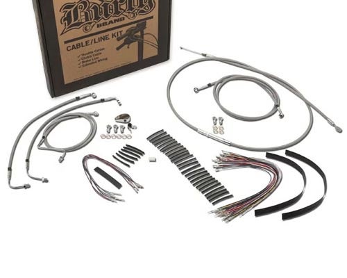 ハーレー、ツーリング FLHT・FLHX（ケーブルスロットル用） ハンドル用ケーブル&ハーネス