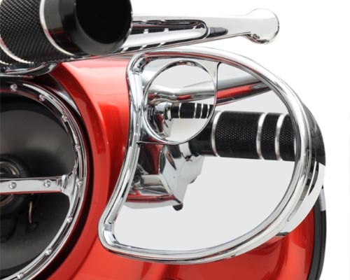 ハーレー、ツーリングモデル 2014以降 フェアリングミラー