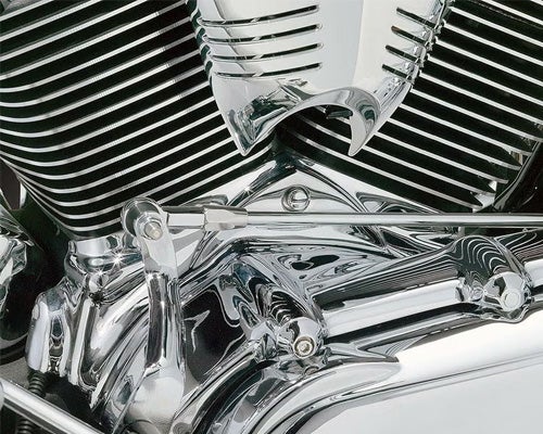 トライク・M8用エンジン・クローム＆ブラックパーツ