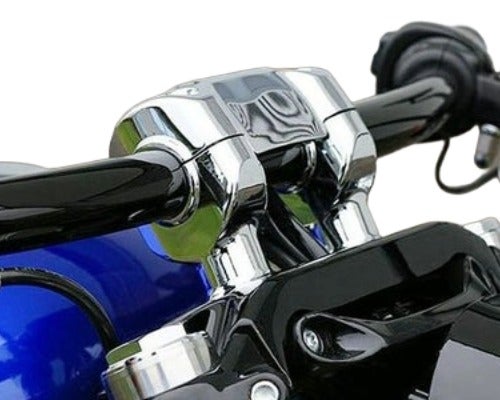 ハーレー、 ハンドル・ライザー（クローム） ショート