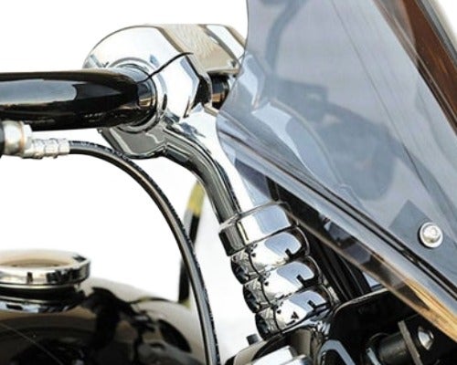 ハーレー、 ハンドル・ライザー（クローム） エクステンション