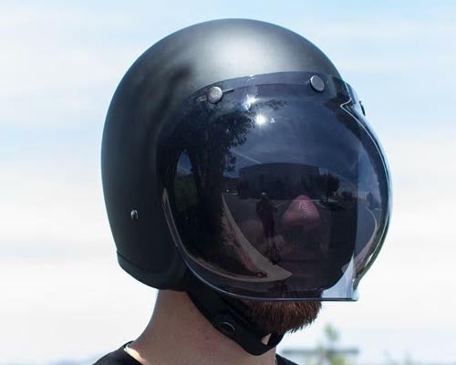 ビルトウエル　ヘルメット BILTWELL(ビルトウェル)「BONANZA」ジェットヘルメット マットブラック