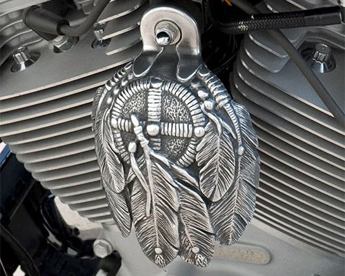 ハーレー・パーツ クロームドーム・ホーンカバー