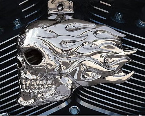 スポーツスター  ホーン クロームドーム(Chrome Dome)ホーンカバー