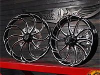 Drift 鍛造ホイール 21x3.5 ブラック アレンネス |ハーレーパーツ専門
