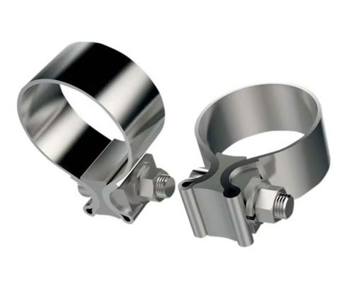 トライク・M8 ハーレー:トライク　マフラー用クランプ、ガスケット