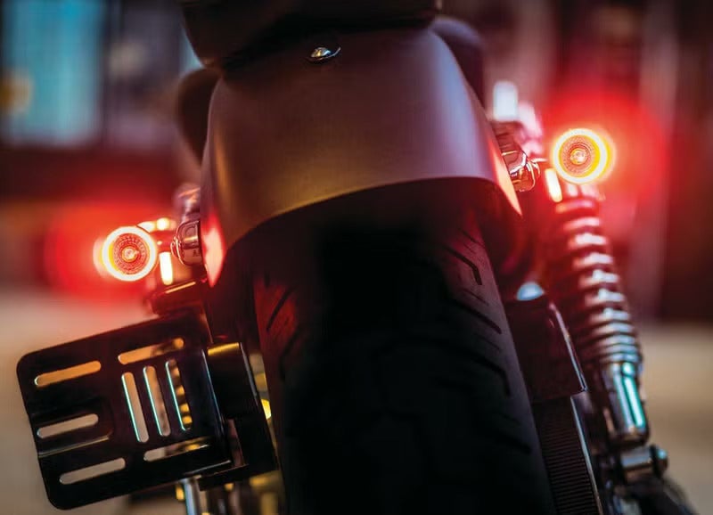 ハーレー、ハーレー、ウインカー一体型テールライト