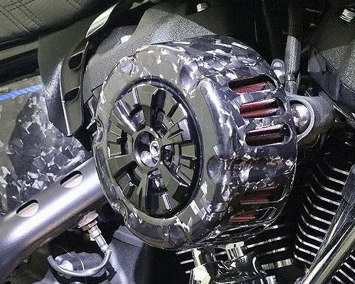 スポーツスター エアクリーナー カバー、フェイスプレート S&S