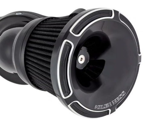 ハーレー、ダイナ エアクリーナー カバー、フェイスプレート アレンネス(Arlen Ness)