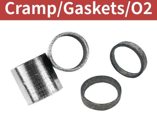 ハーレー、ダイナ マフラー クランプ、ガスケット、O2、その他