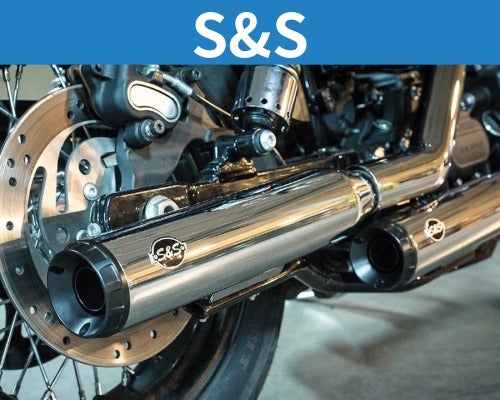 ハーレー、ダイナ  FXD,FXDC,FXDB,FXDL,FXDX用S&Sマフラー