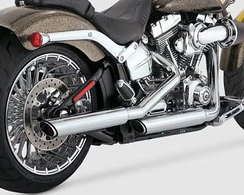 ハーレー、ソフテイルTC  FLSTC, FXST(B,C), FXSB, FXSE用スリップオン・マフラー バンス＆ハインズ 