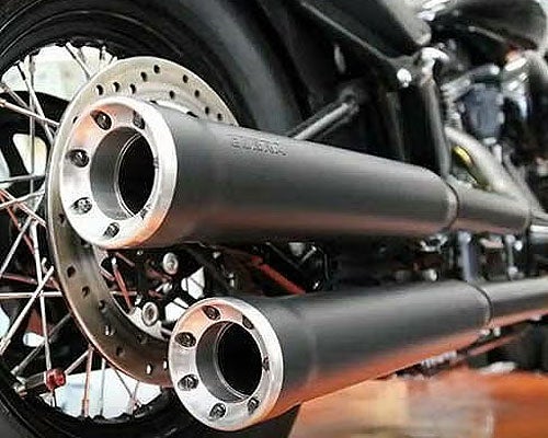 ソフテイルTC  FLSTN, FLSTSB, FLS, FLSS用スリップオン・マフラー コブラ