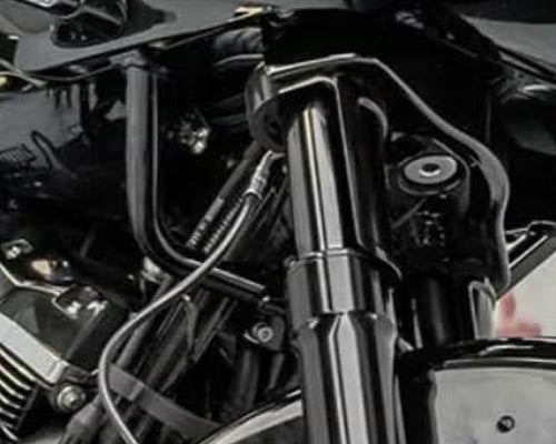 ハーレー、ツーリングモデル インナーフォークチューブ、フォークエクステンション