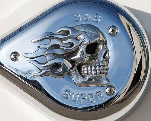 スポーツスター  Ｓ＆Ｓ  クロームドーム・エアクリーナーインサート