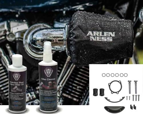 ハーレー、ツーリング  ツインカム・ケーブル車用アレンネス・エアクリーナー メンテナンス