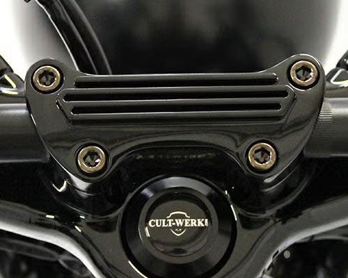 ハーレー、FXR ハンドルクランプ