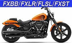 ハーレー、ソフテイル・M8 FXBB、FXLR、FLSL、FXST用マフラー