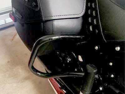 ソフテイル用サドルバッグガード｜ハーレーカスタムパーツ専門店