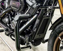 HogWorkz ハーレーダイナ用 マスタッシュエンジンガード ブラック