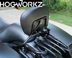 ハーレー　純正　ツーリングモデル　シーシーバー　バックレスト ハーレー ツーリングモデル用 デタッチャブル シーシーバー バック