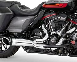 M8ツーリング ショーティー ターンアウト 2-1フルエキゾーストマフラー