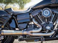 ハーレー、ダイナ TRASKマフラー