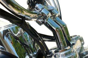 ハーレー、 ハンドル・ライザー（クローム）