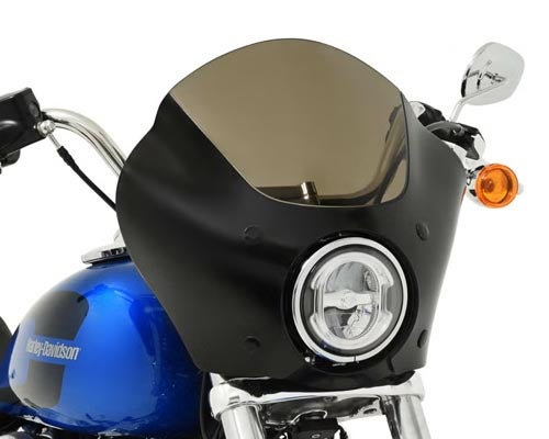 ハーレー、ソフテイル・M8 ウインドシールド：FXLR メンフィス　カフェ・フェアリング