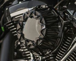 Arlen Ness Crossfire ハイフローエアクリーナー M8用 オールブラック